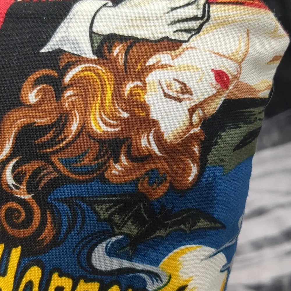 Colorful Graphic Horror Women's Makeup Bag